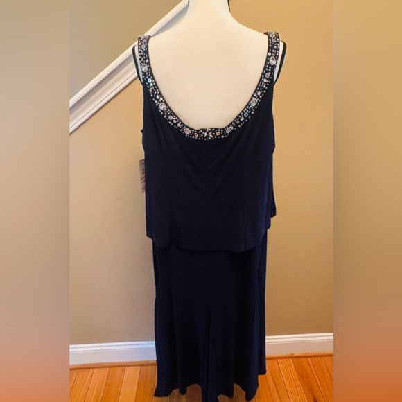 NWT Alex Evenings - 435372 Plus Size Sleeveless A-Line Dress 18W (No jacket) - Picture 8 of 15